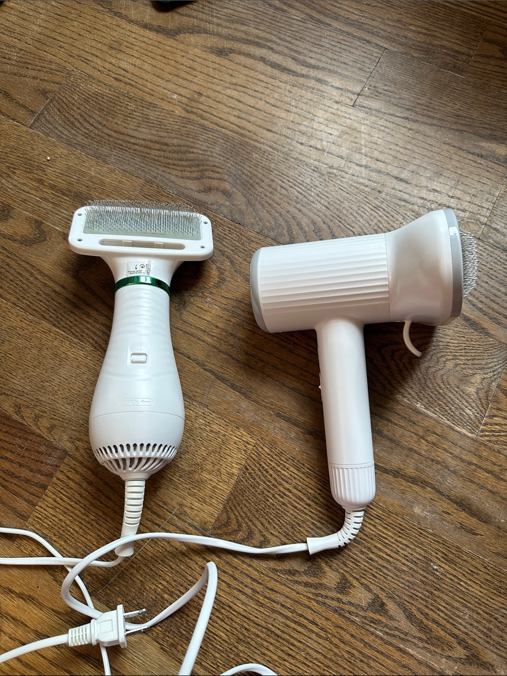 Set of Two Dog or Cat pet grooming hair dyers for short hair dog or pets